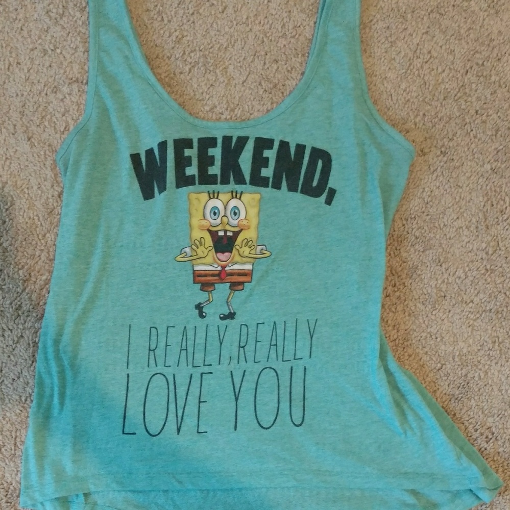 Spongebob Weekend Tank Top